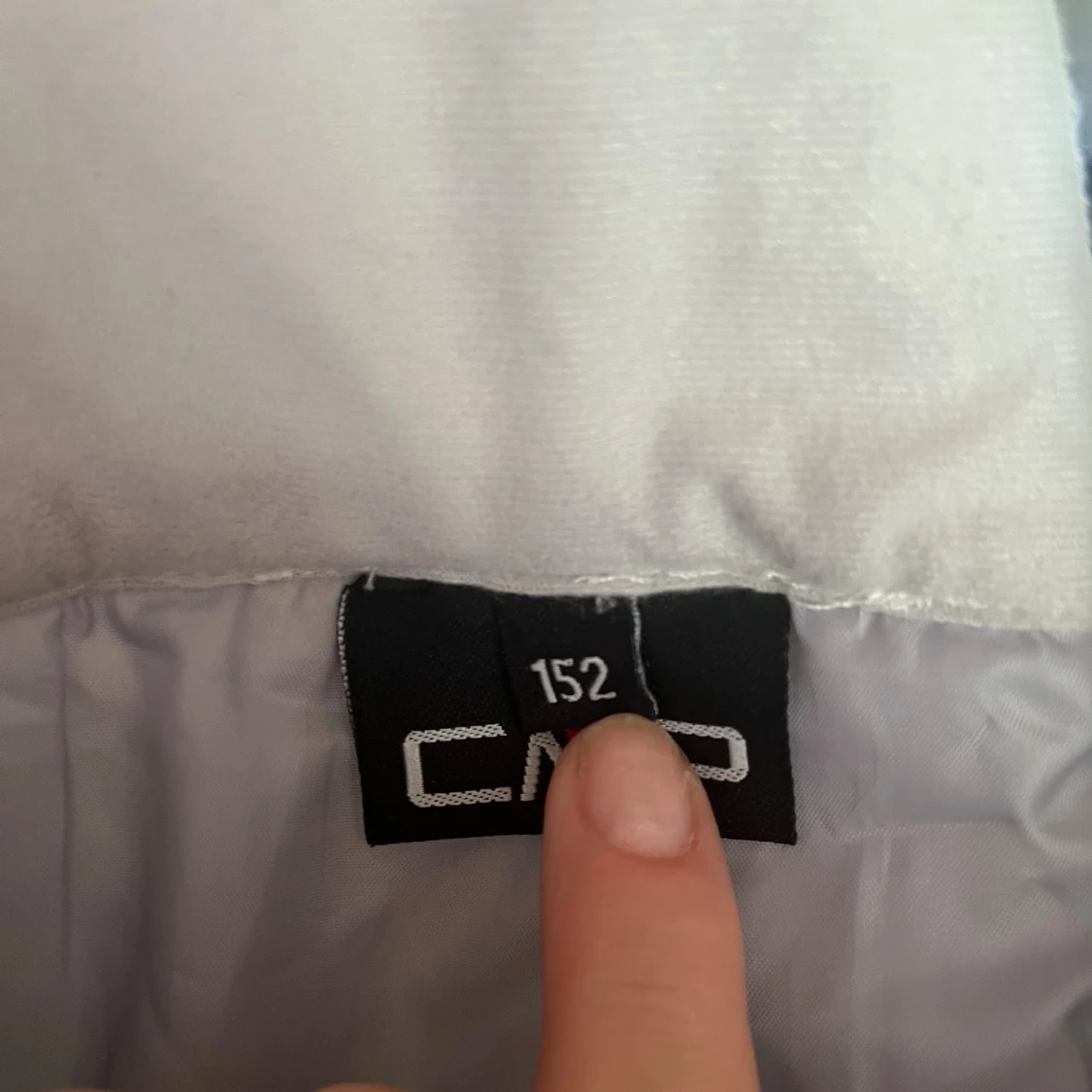 Vita täckbyxor från CMP med hängslen - 1