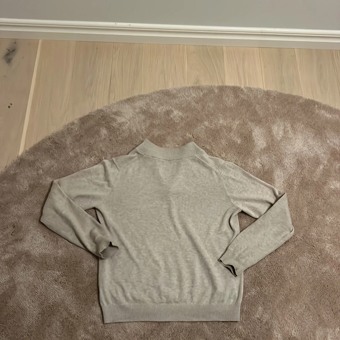 Beige half zip tröja från GANT - 1