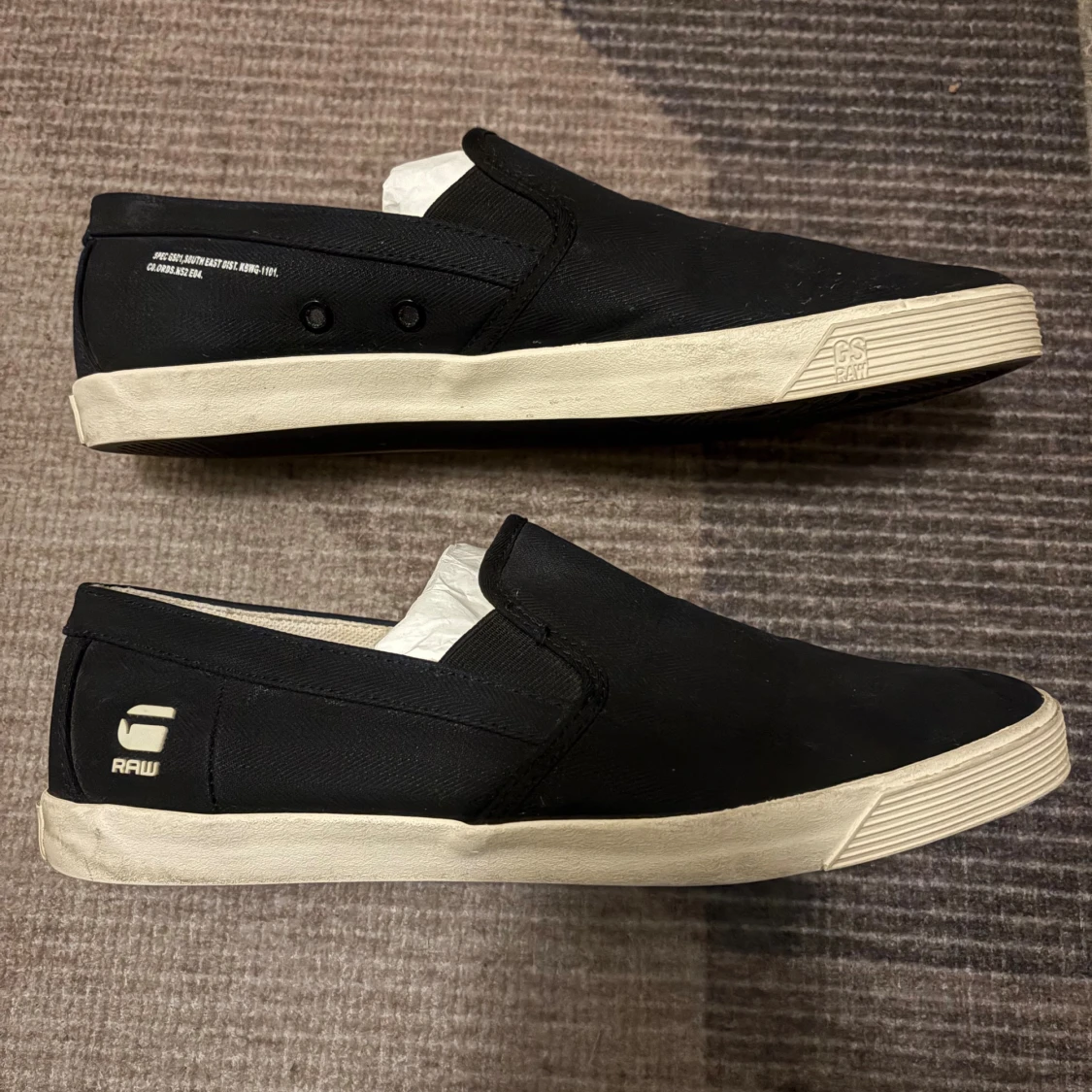 Svarta loafers från G-Star RAW