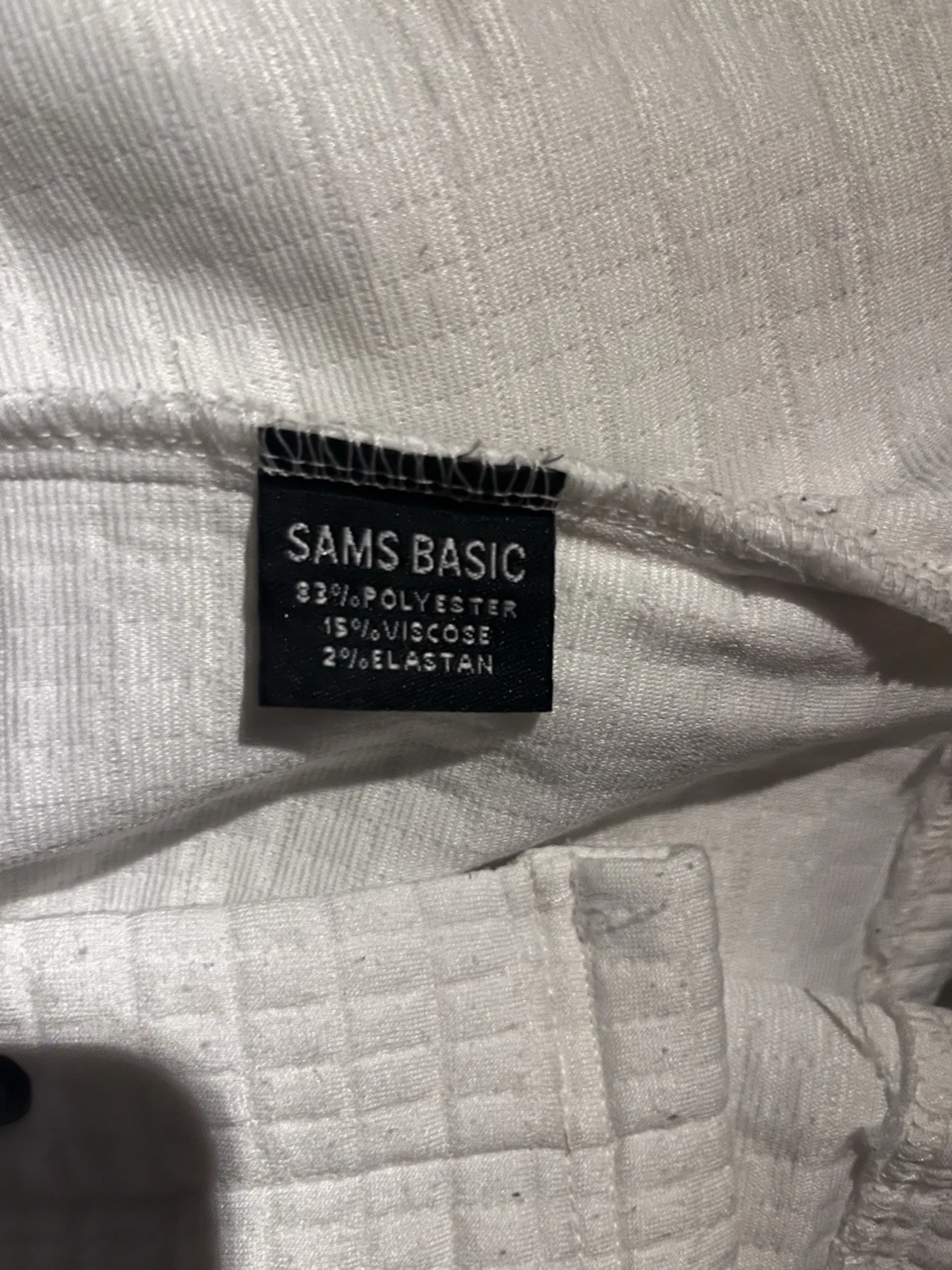 Vit quiltad overshirt med fickor - 5