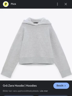 Kroppad hoodie  - Säljer då den inte kommer till användning!