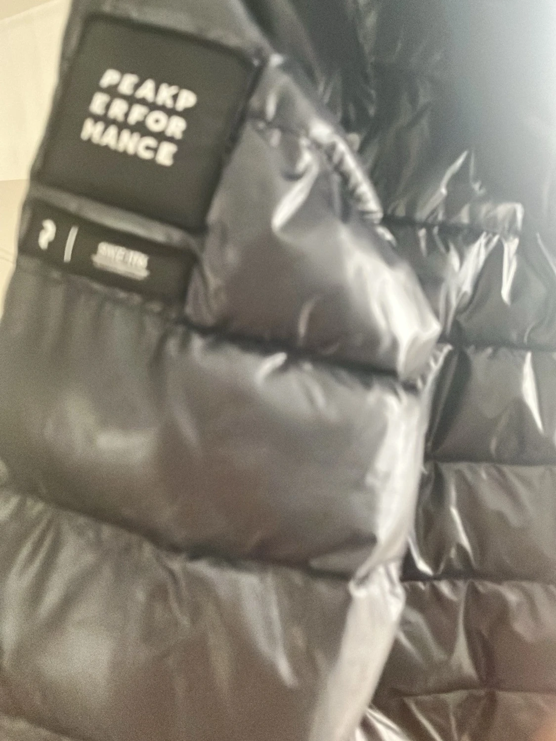 Svart pufferjacka Peak Performance S - 3