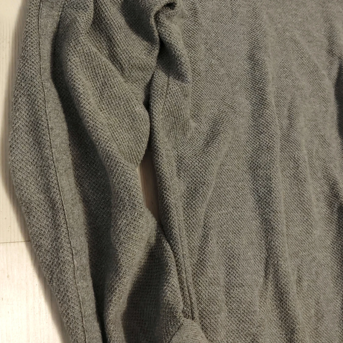 FILIPPA K Grå stickad Tröja med stripes [M]  - 2