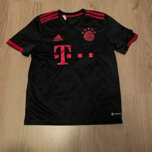 Bayern München Musiala tröja - Bayern München tröja med trycket Musiala 42 och är i ett mycket bra skick och inga hål eller liknande. Det är storlek 164/13-14 Y