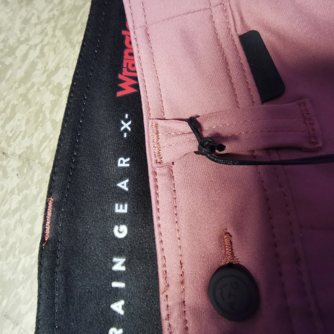 Rosa utility capri-byxor Wrangler XS - 2