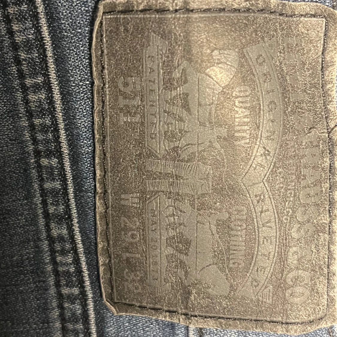 Levis 511 jeans i blå denim - 3