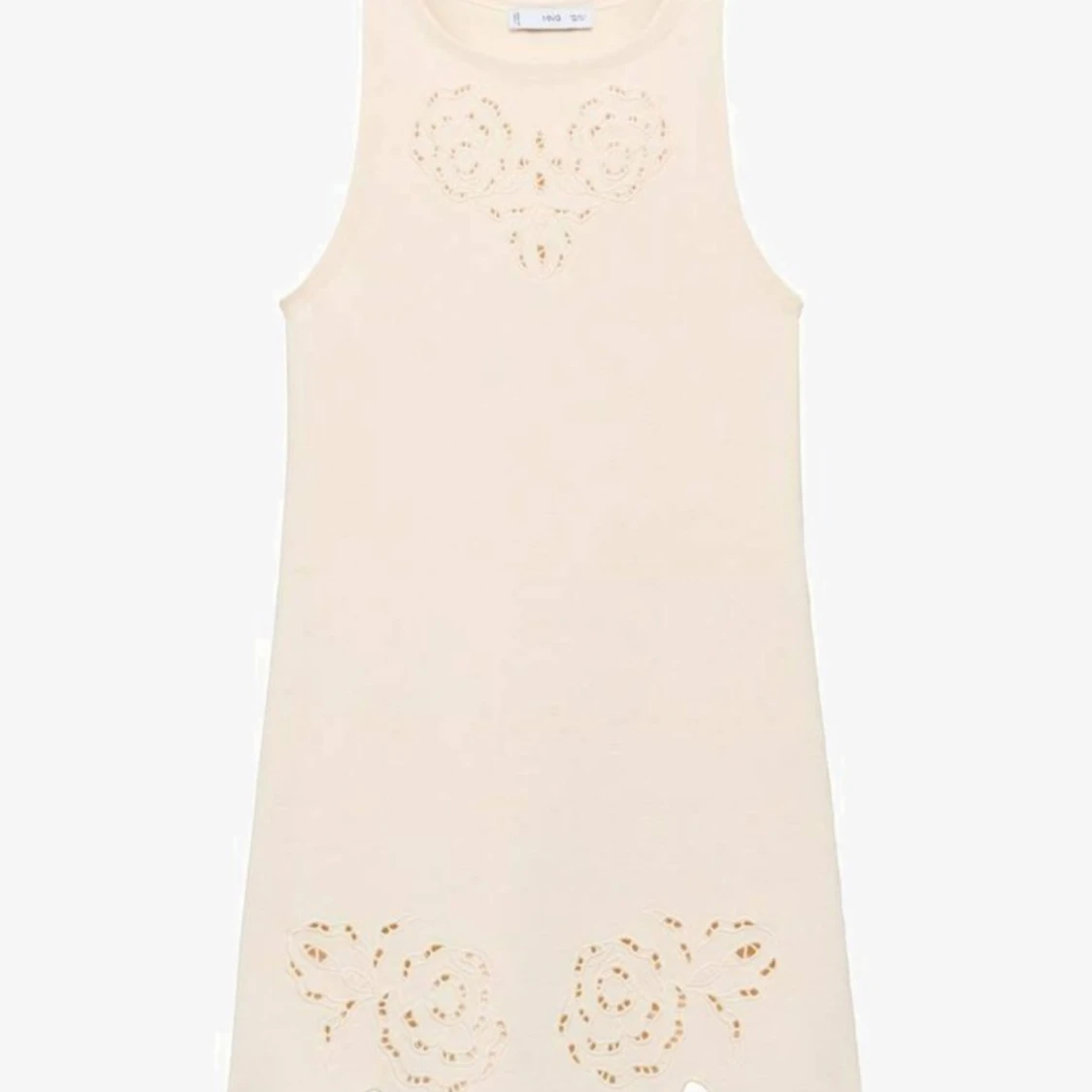 Vit kort klänning från Mango - 1