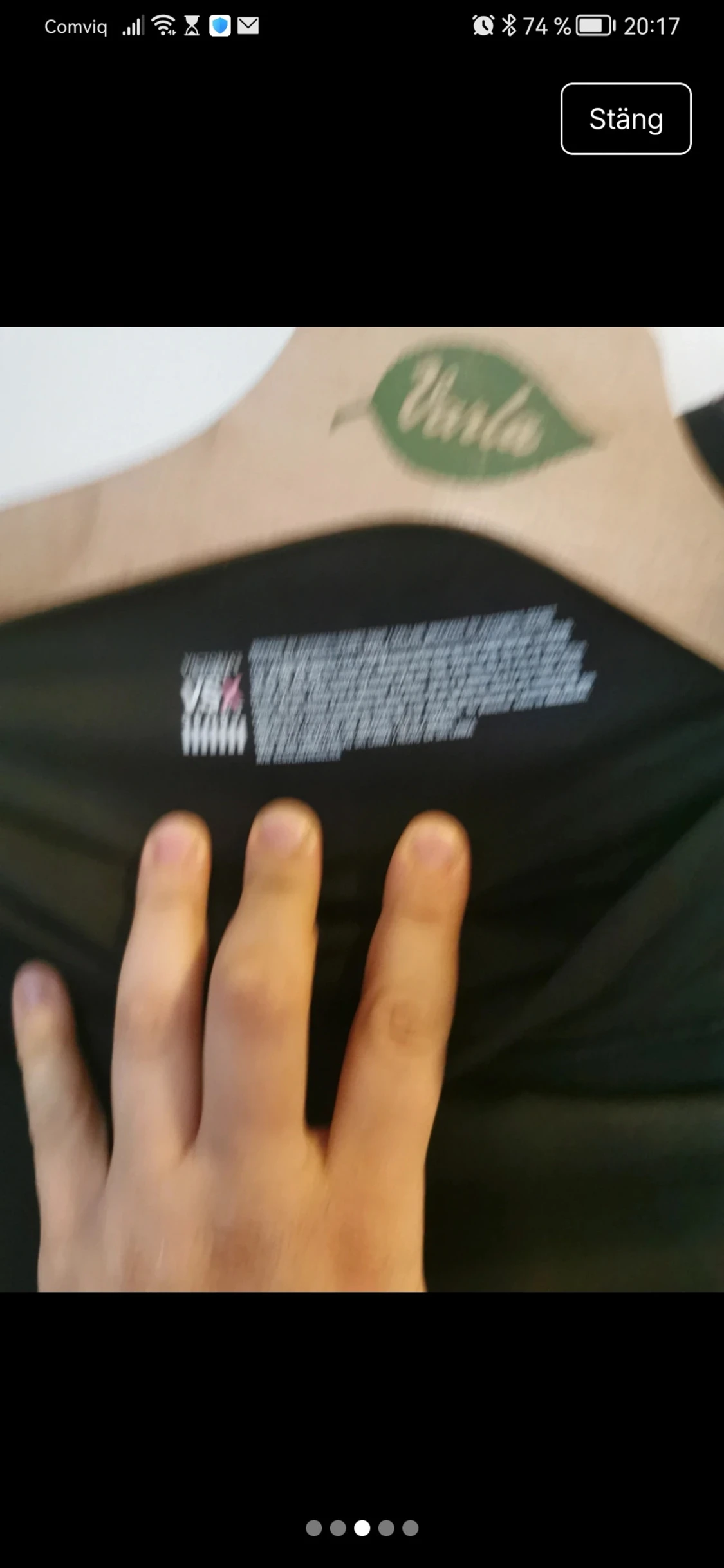 Svarta VSX Sport leggings med tryck träningsbyxor  - 2