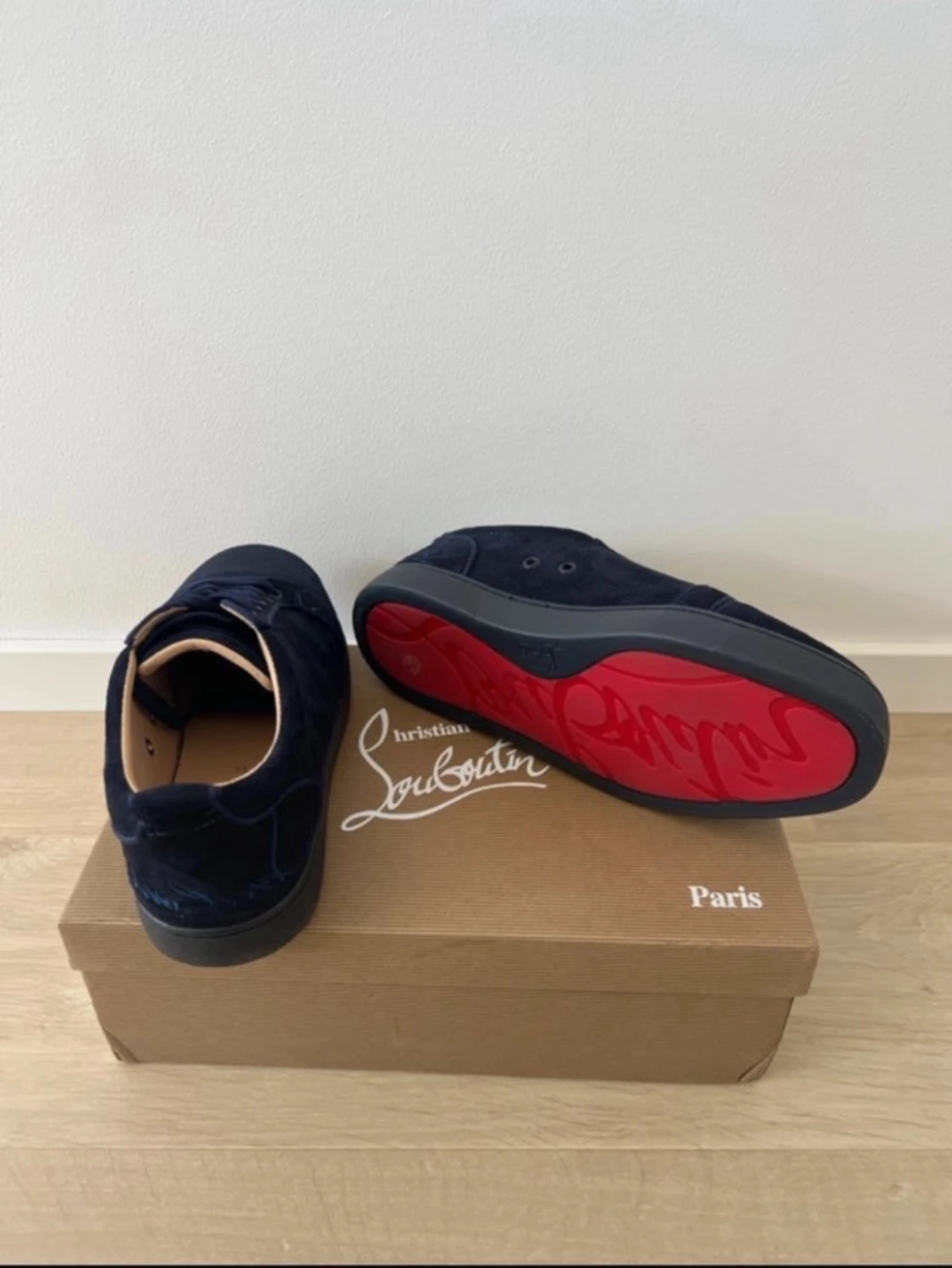 Mörkblå sneakers från Christian Louboutin - 2