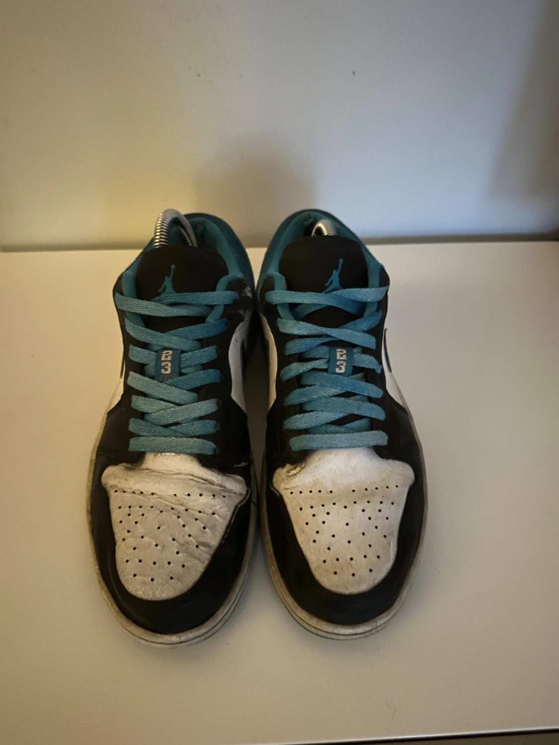 Nike Jordan 1 Low turkos/svart/vit - 1