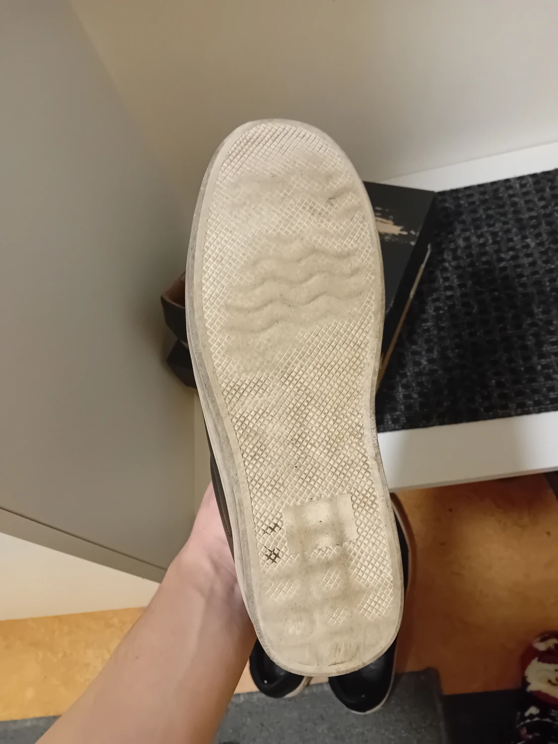 Svarta sneakers från Race Marine i skinn med snörning - 3