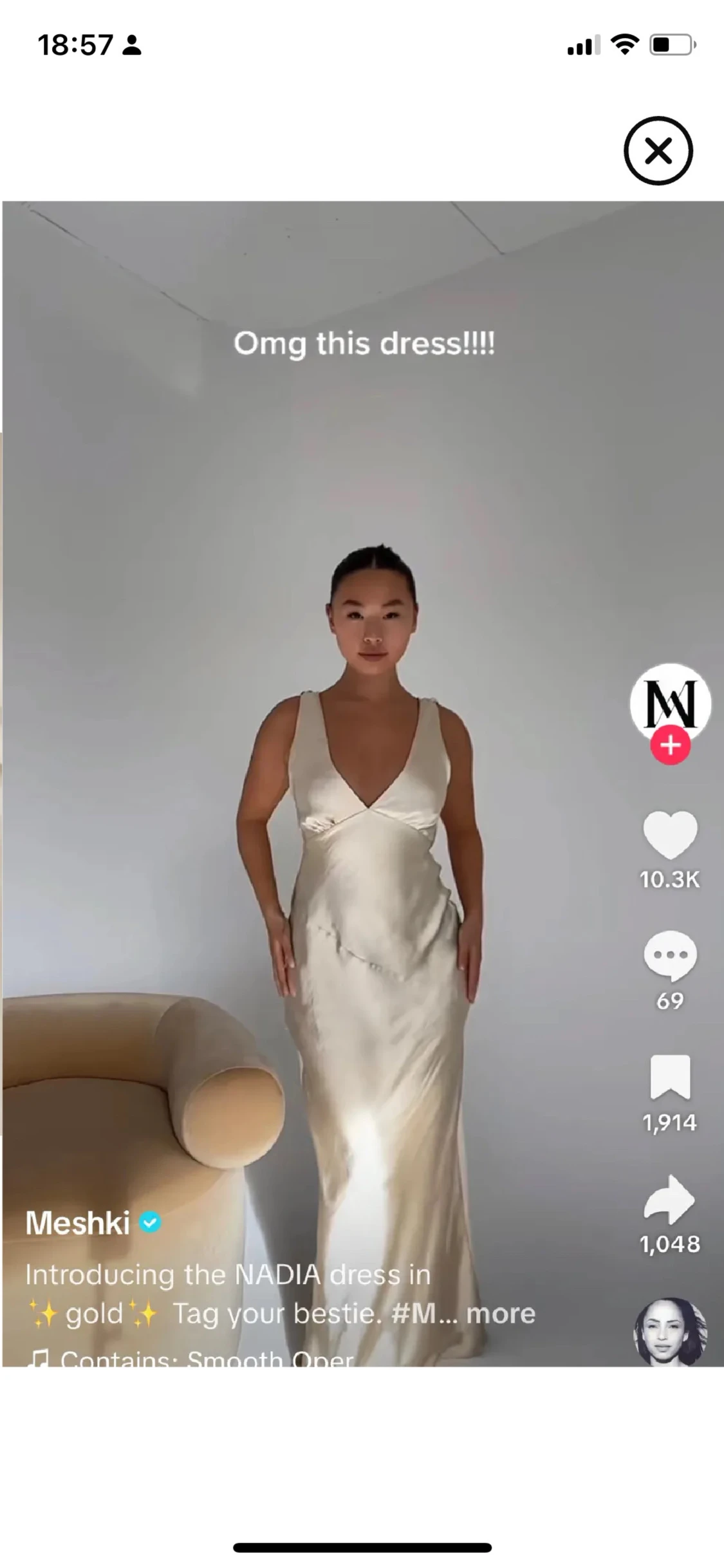 Meshki klänning - 1