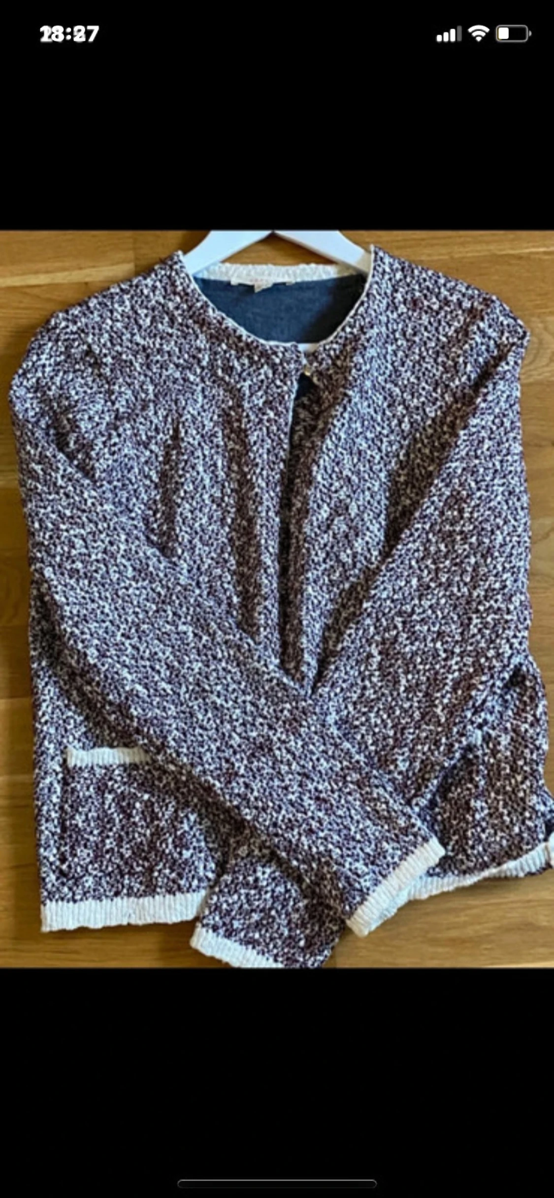  cardigan kofta kavaj  med fickor - 2