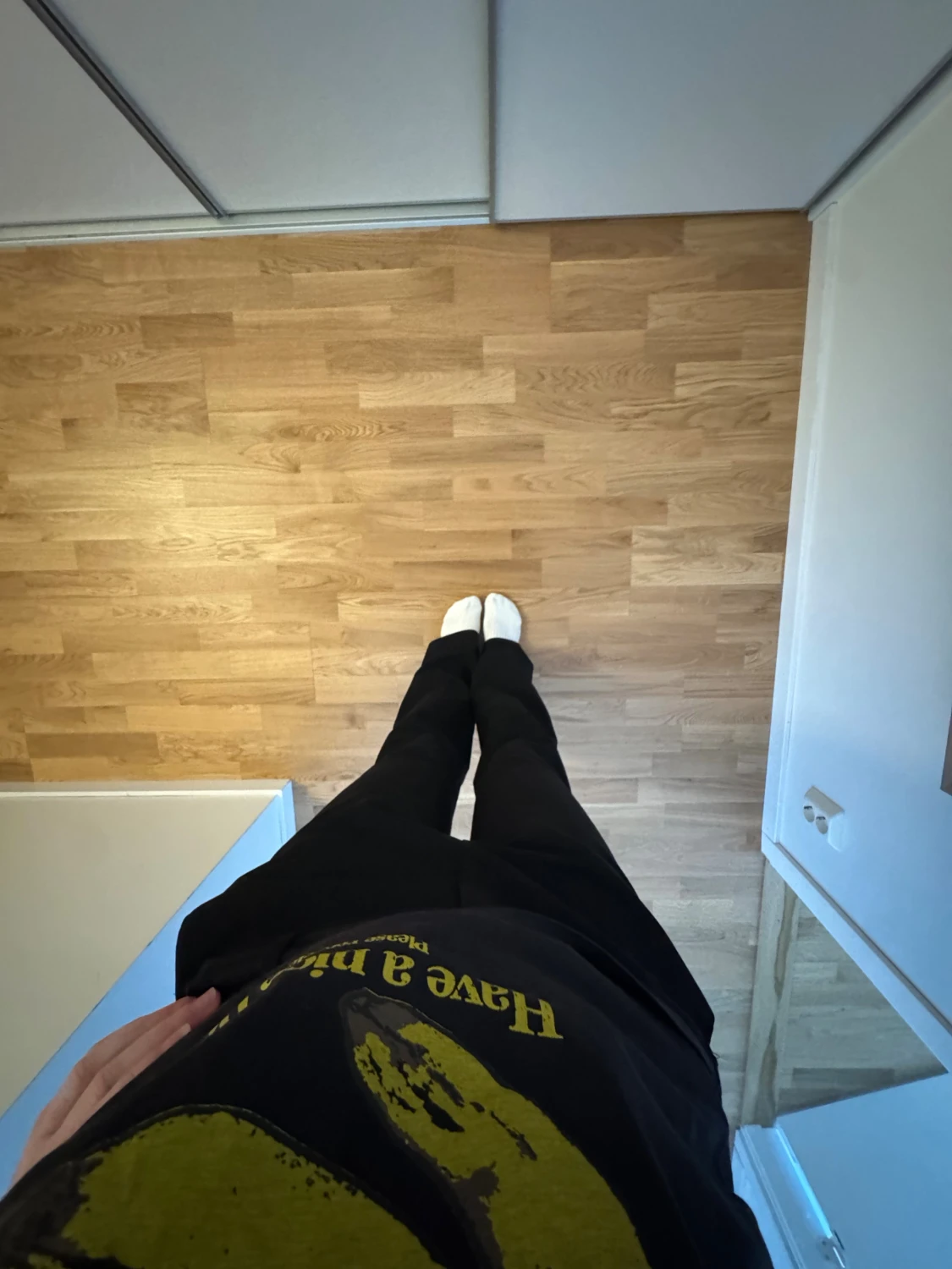 Svarta raka kostymbyxor - 2