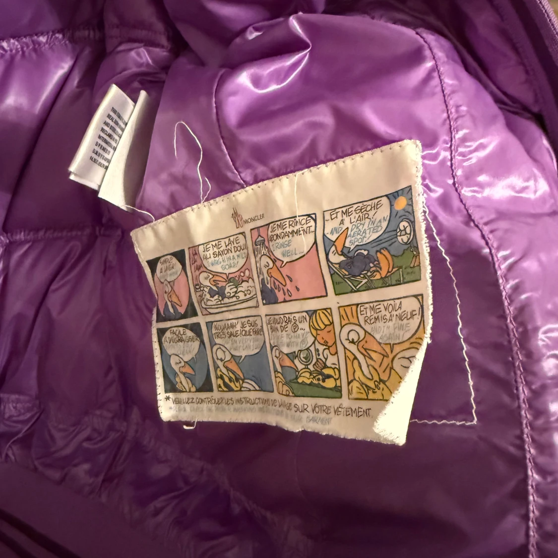 Lila pufferjacka från Moncler - 3