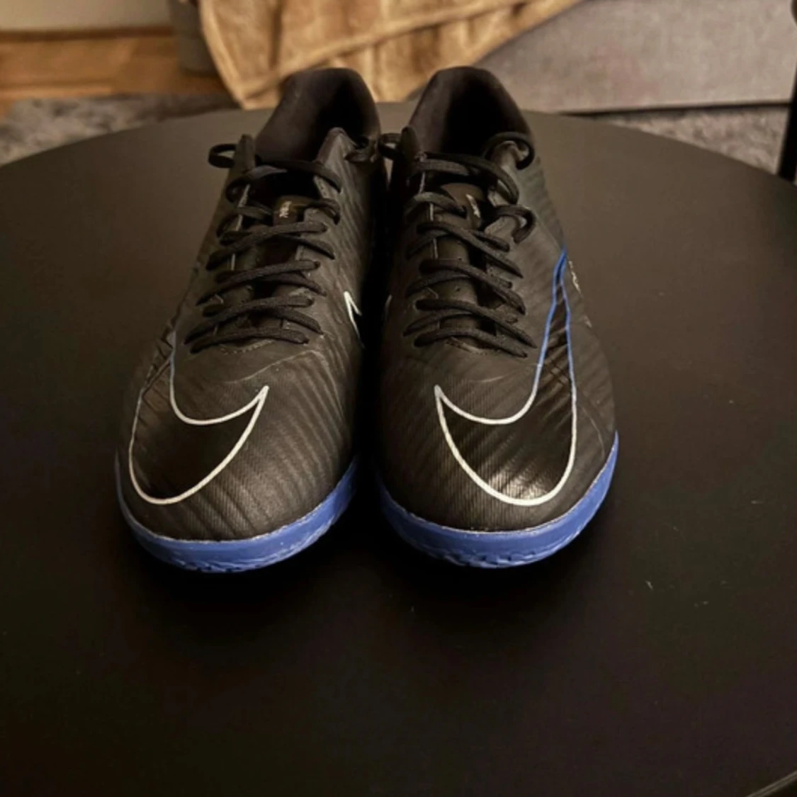 Nike Mercurial fotbollsskor svart/blå - 3