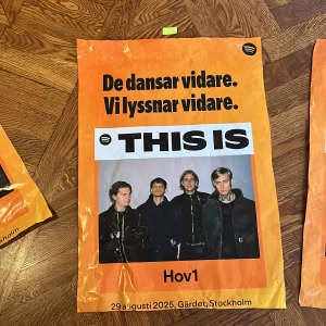 Orange hov1 affisch  - Skick- se bild