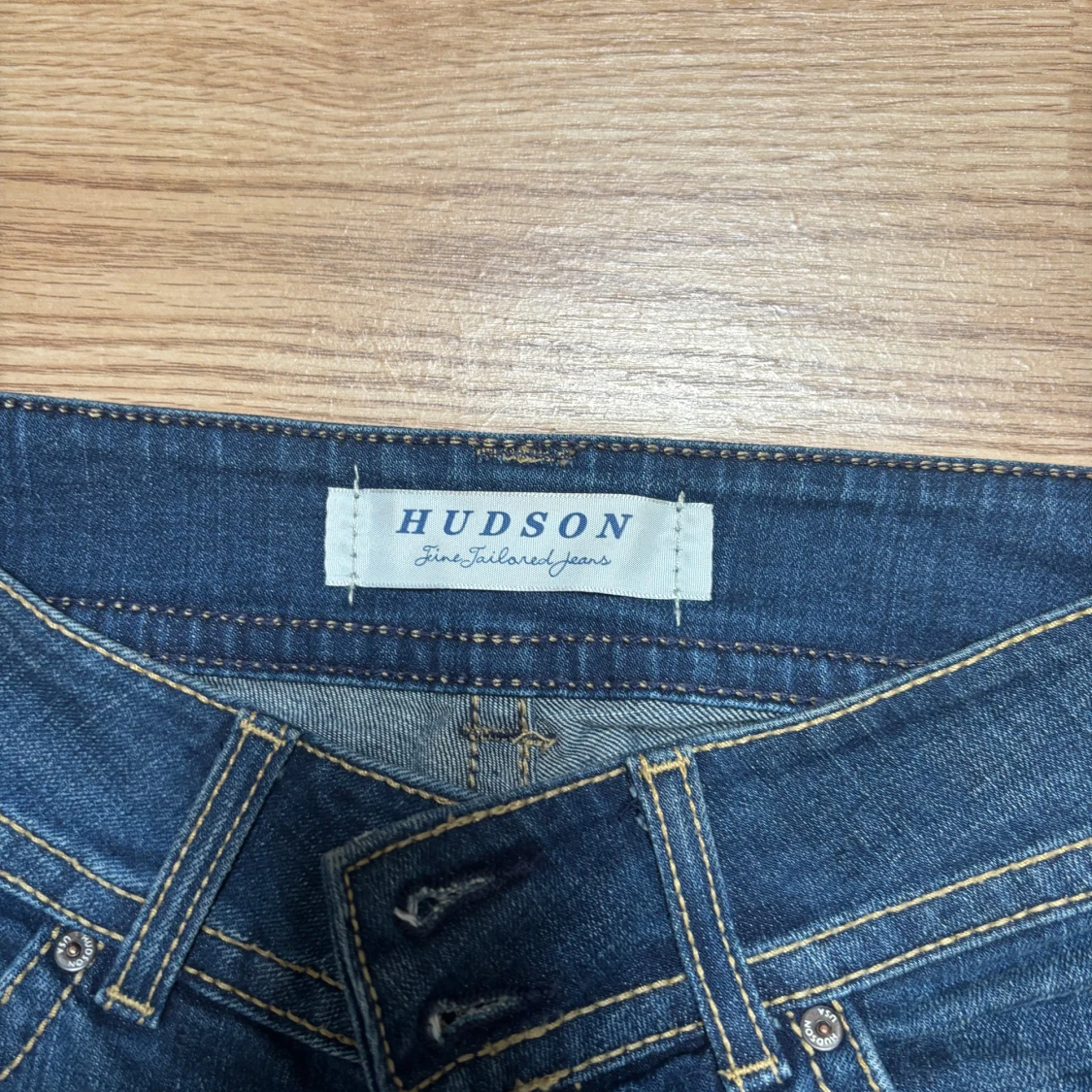 Blå bootcut jeans från Hudson - 1