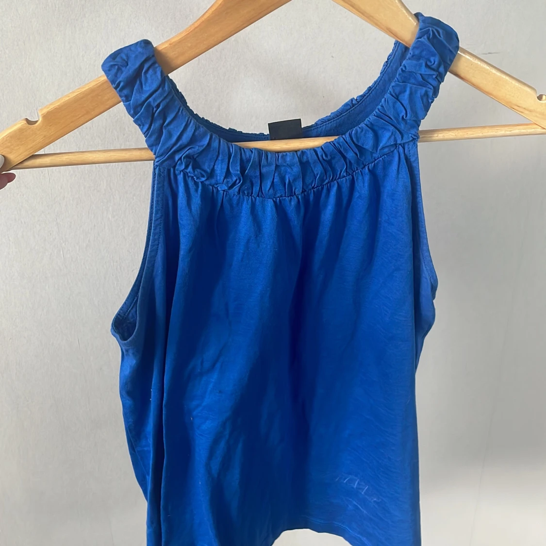 Blå linnetopp från Lindex XS - 2