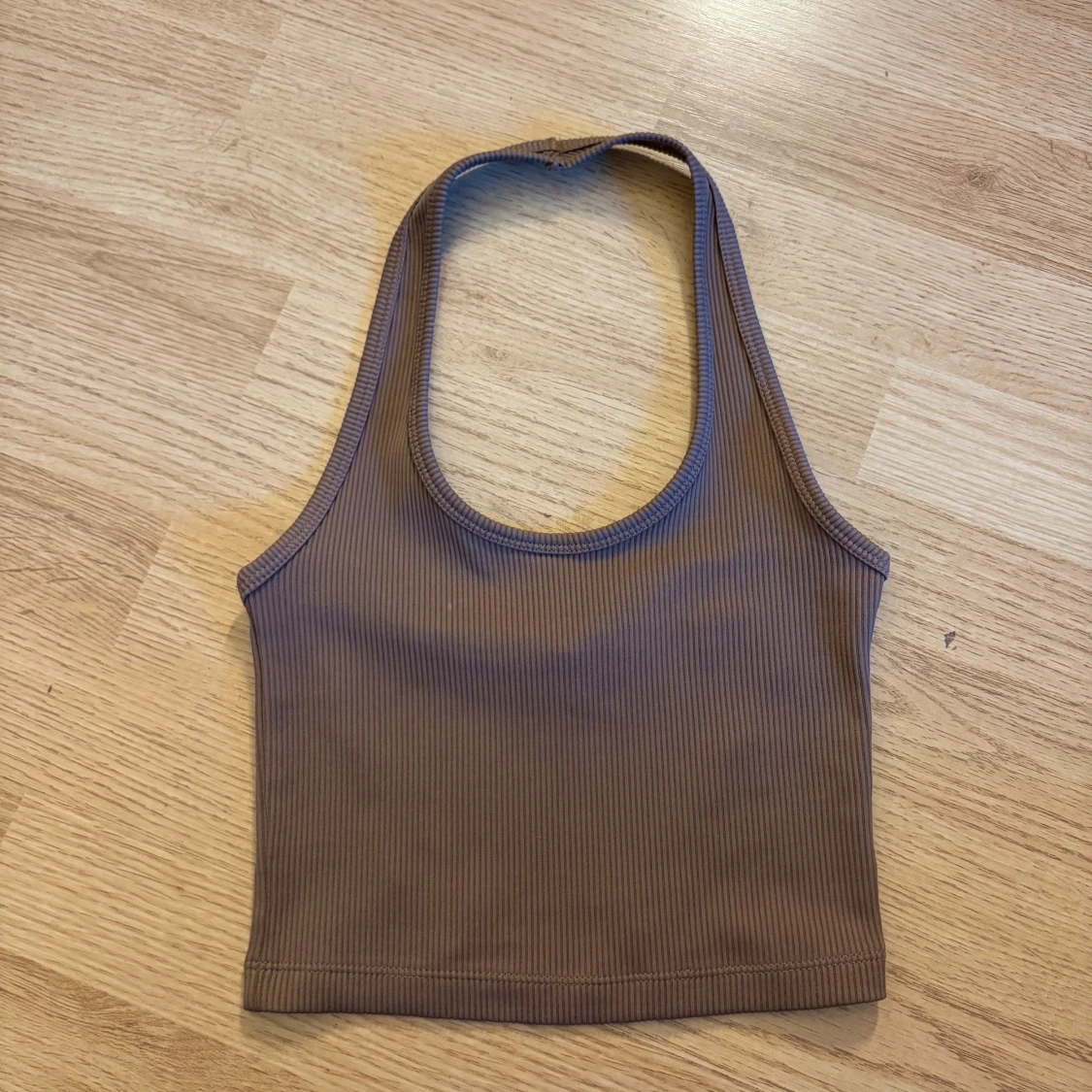 Brun ribbad linnetopp XS