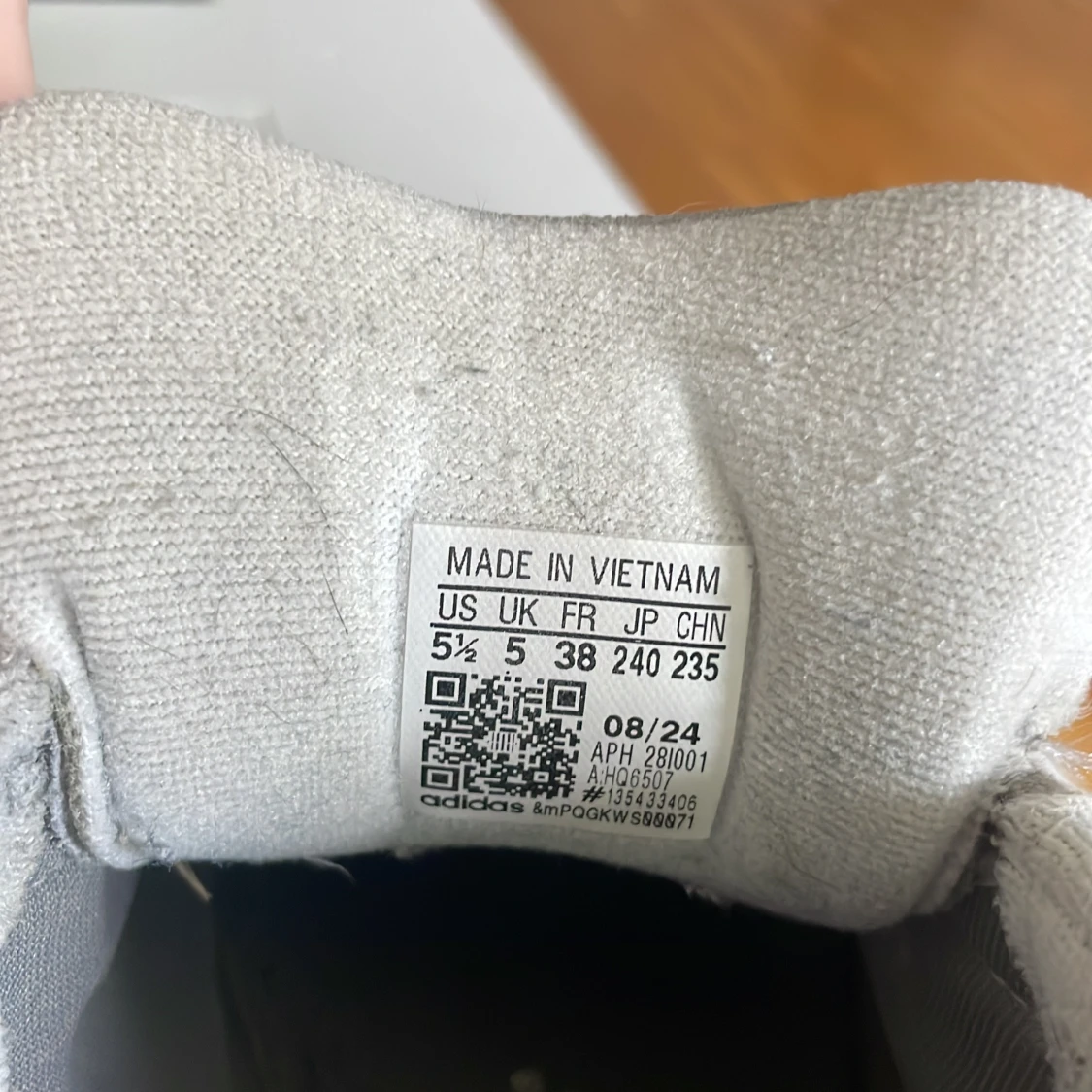 Adidas Campus grå sneakers mocka - 4