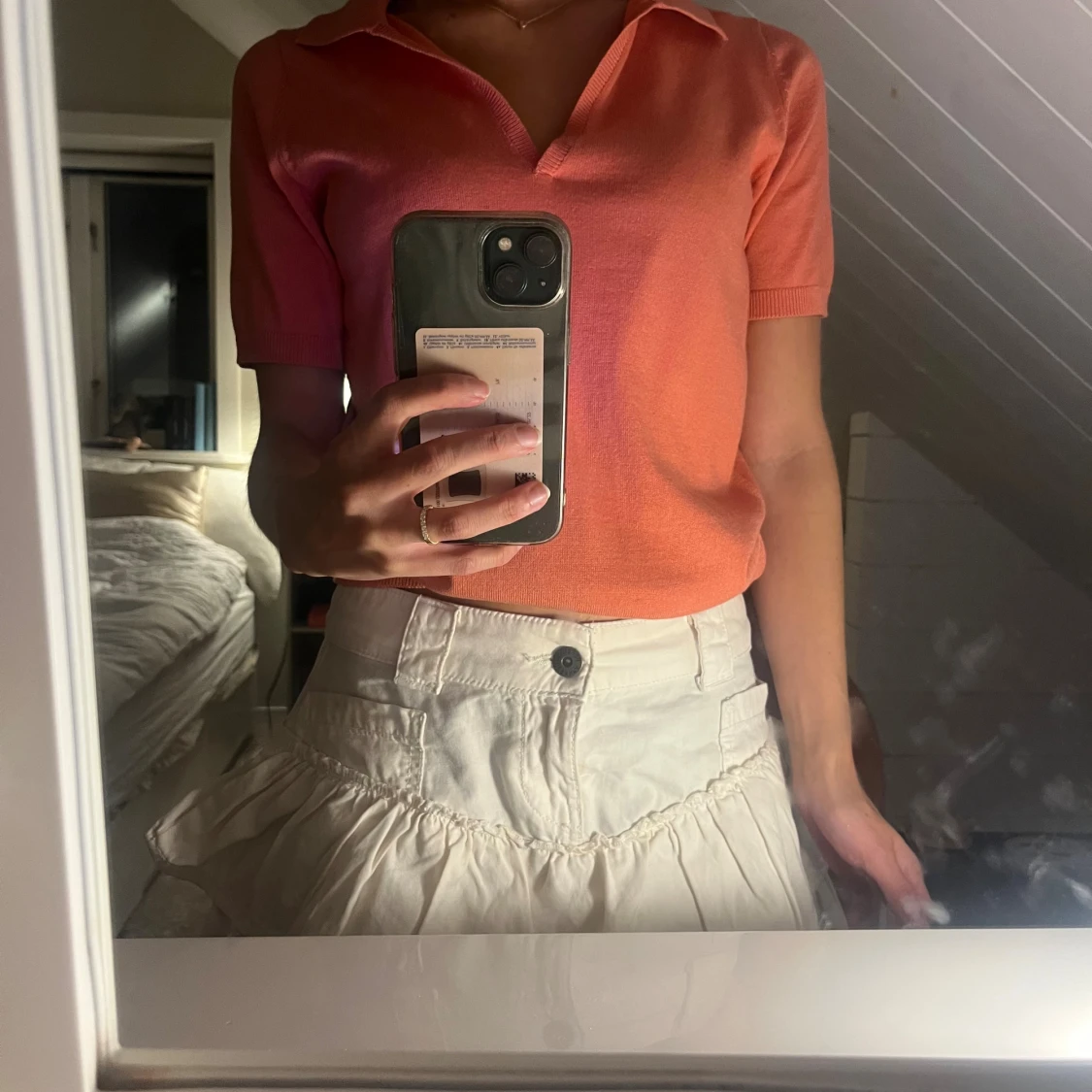 Korallfärgad polotopp Holly & Whyte 