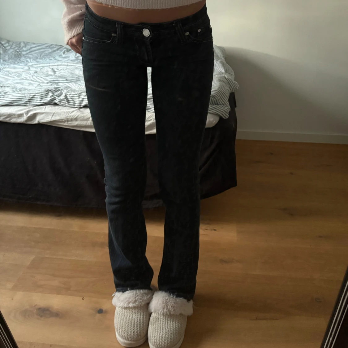 Lågmidjade jeans