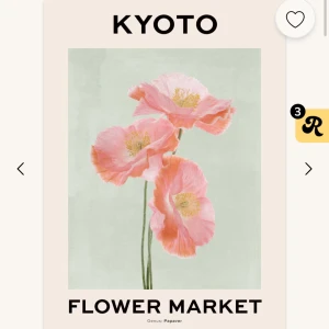 Poster Kyoto Flower Marker - En poster från Desenio 50x70cm ordinarie pris 299!