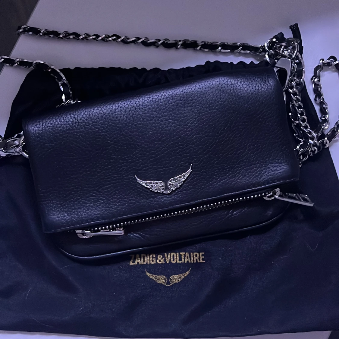 Svart axelväska från Zadig & Voltaire