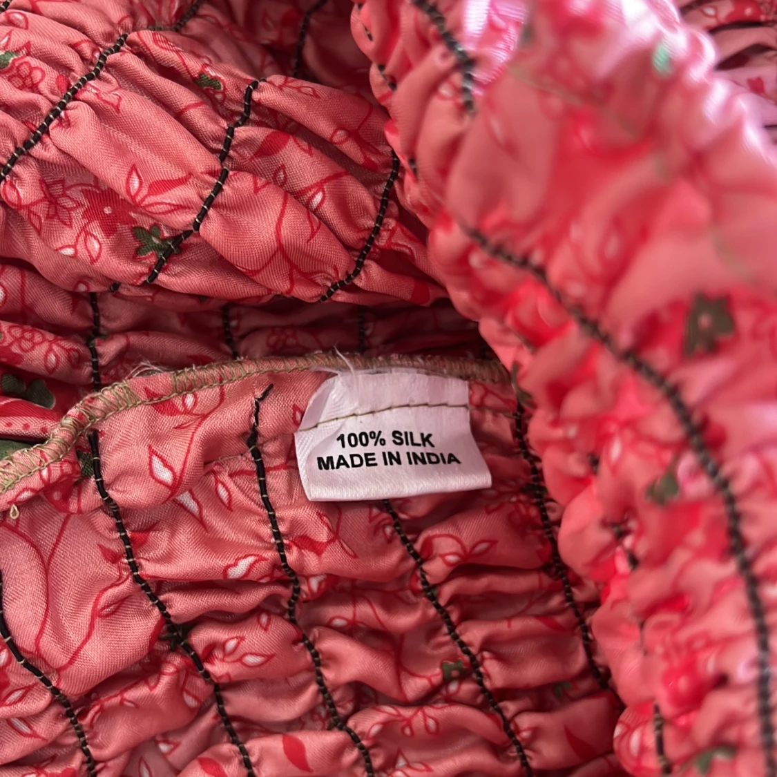 Rosa silkes bandeutop - 2