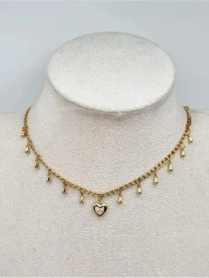 Stilfullt handgjort halsband  - Material-rostfritt stål.  Nickel fri.  Kedjetjocklek-3mm