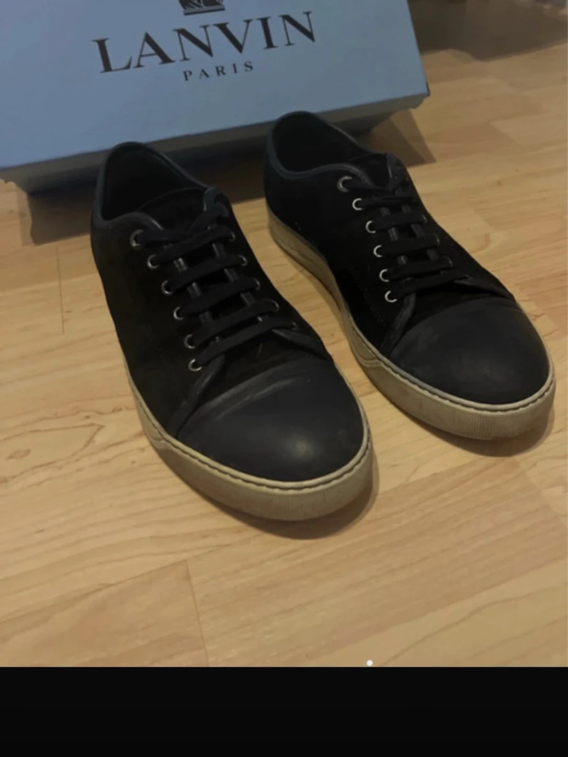 Svarta sneakers från Lanvin