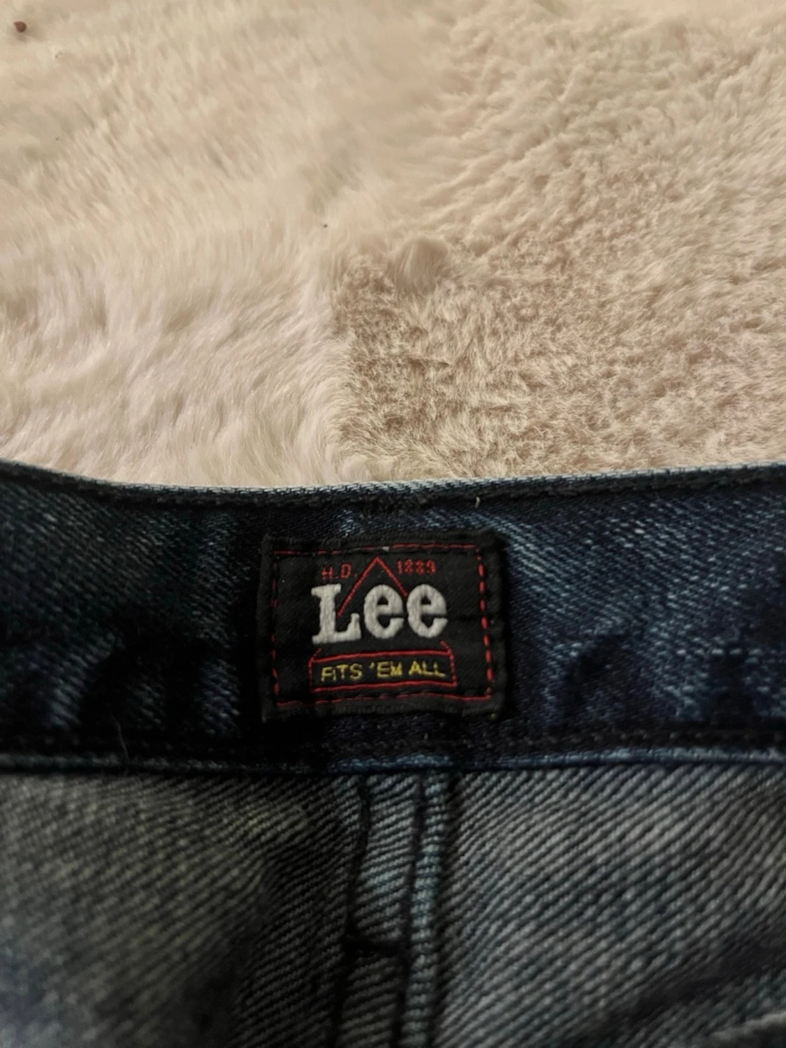 Mörkblå Lee jeans straight fit - 2