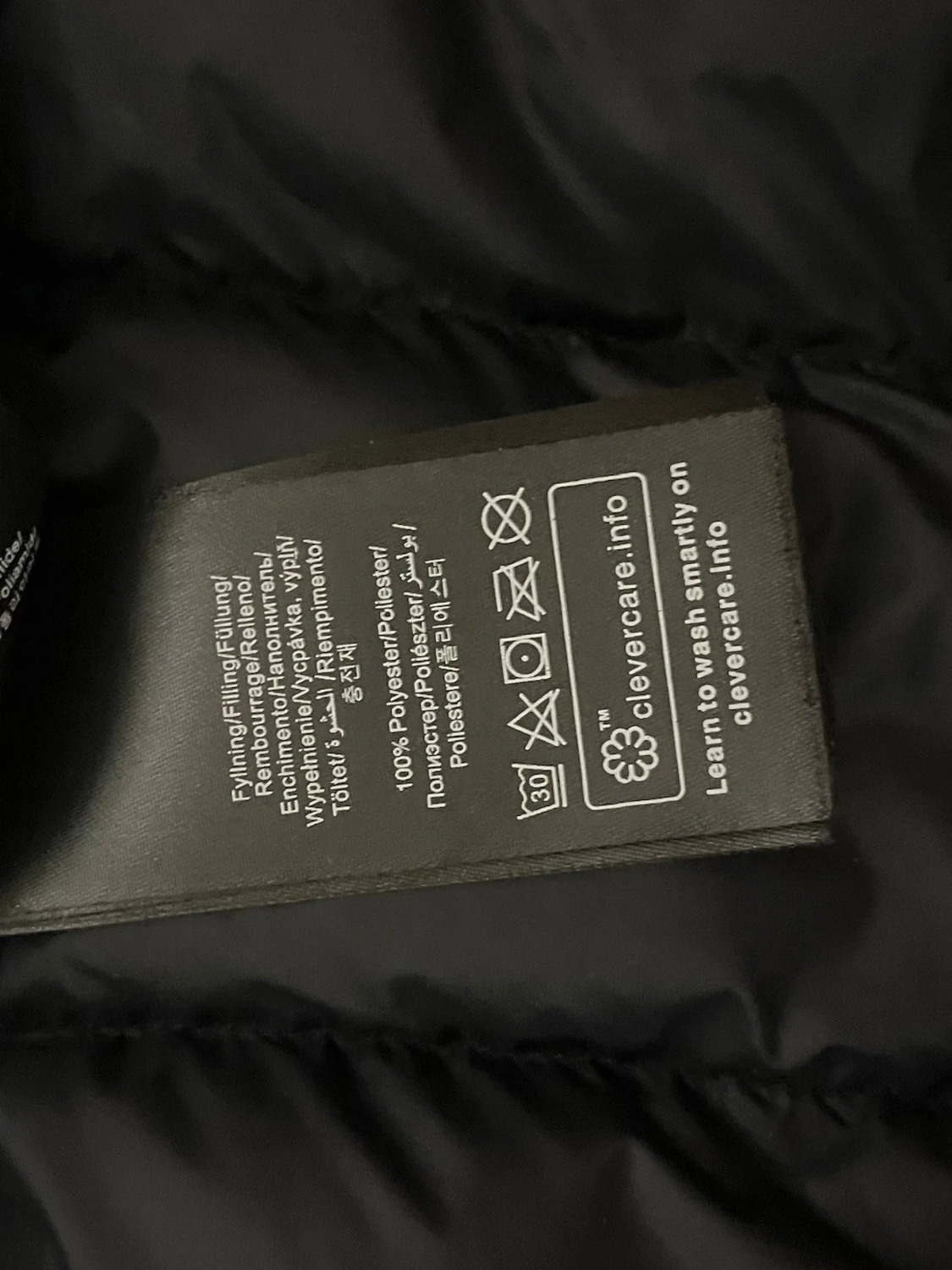 Svart Peak Performance dunjacka - 5