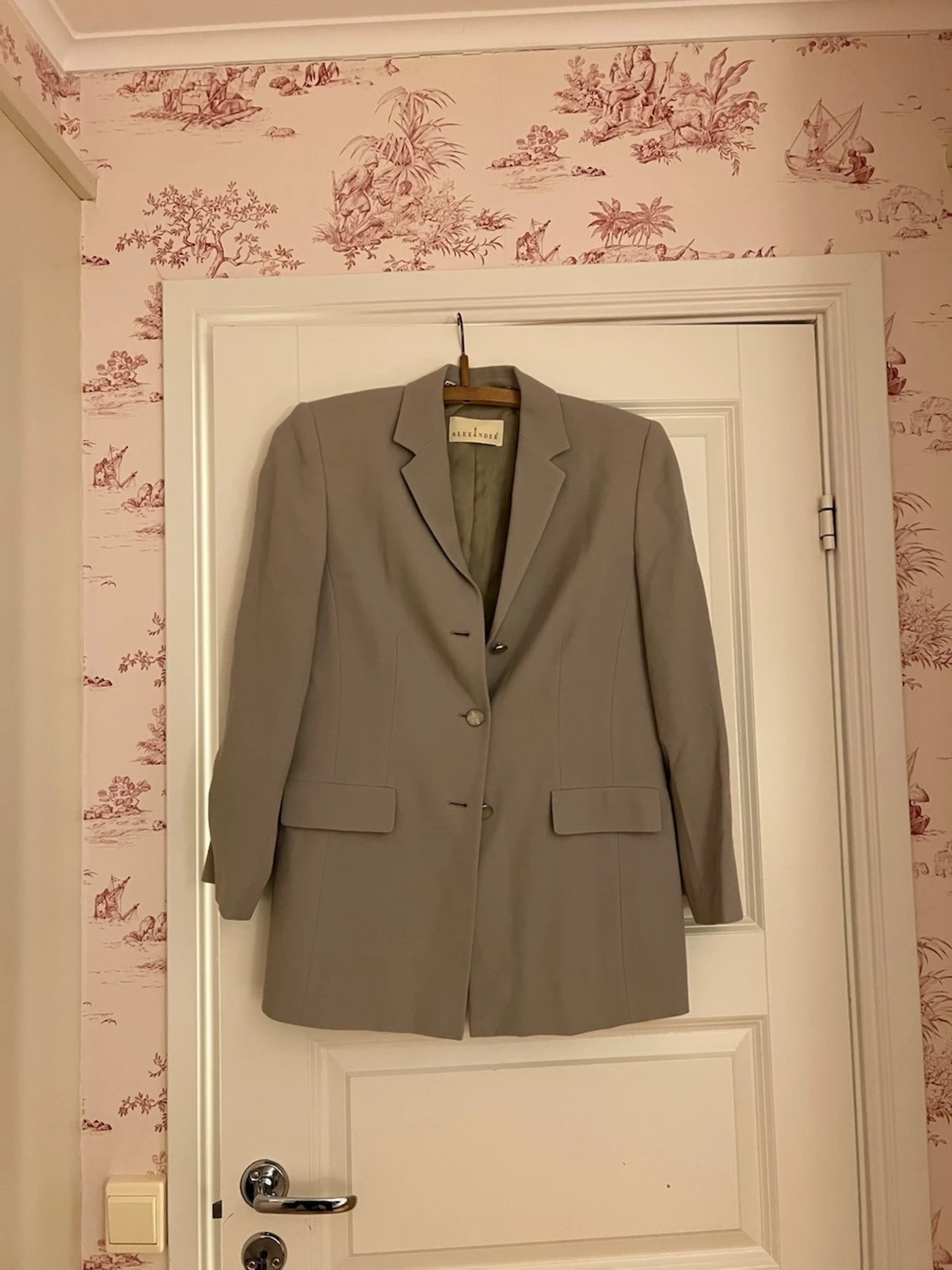 Grå/grön  kavaj från Alexander