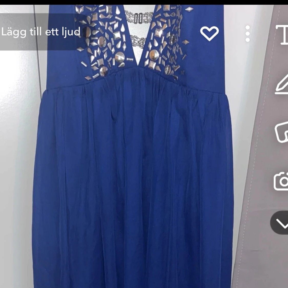 Blå långklänning från NLY Trend - 4