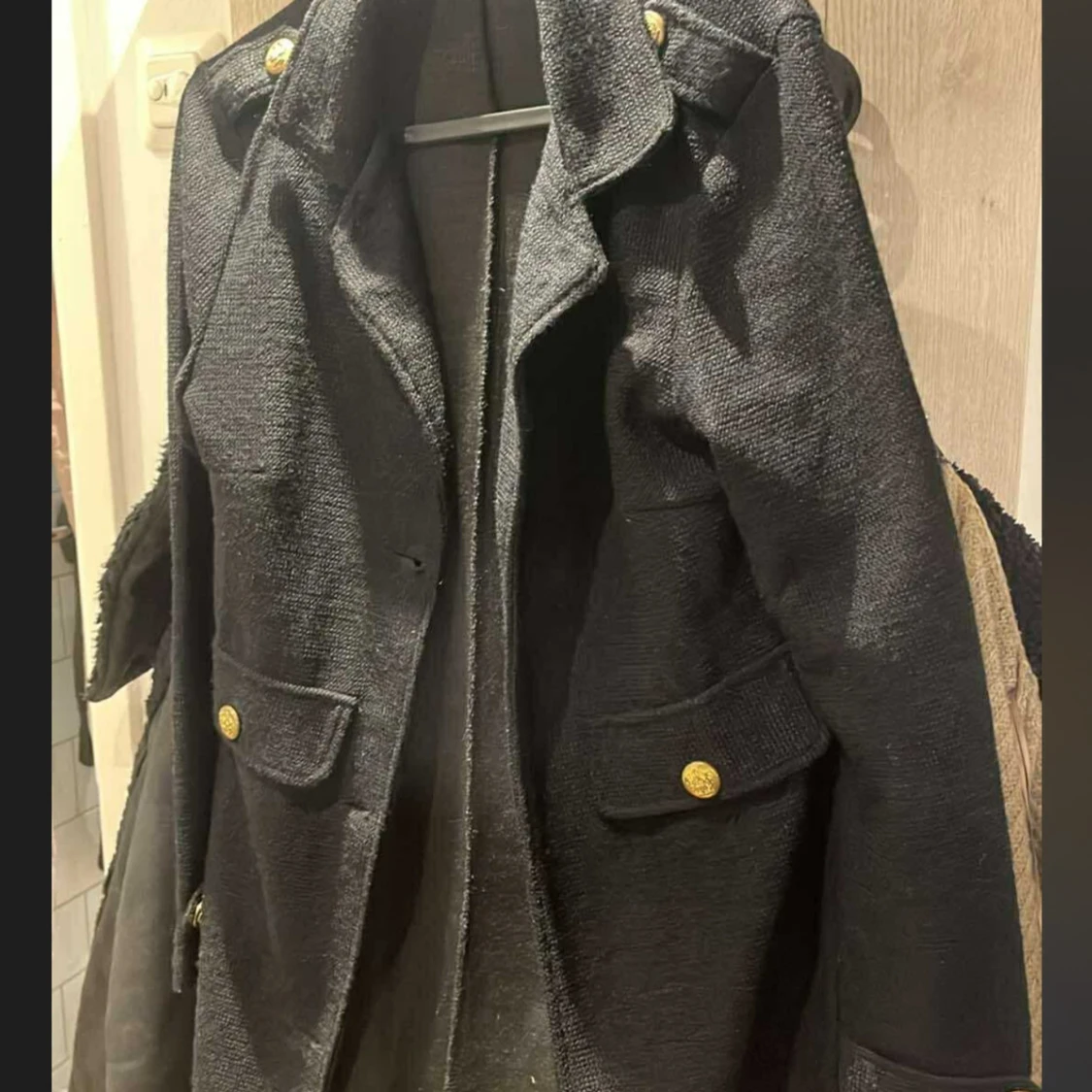 Svart jackpaket med biker- och kavajstil - 3