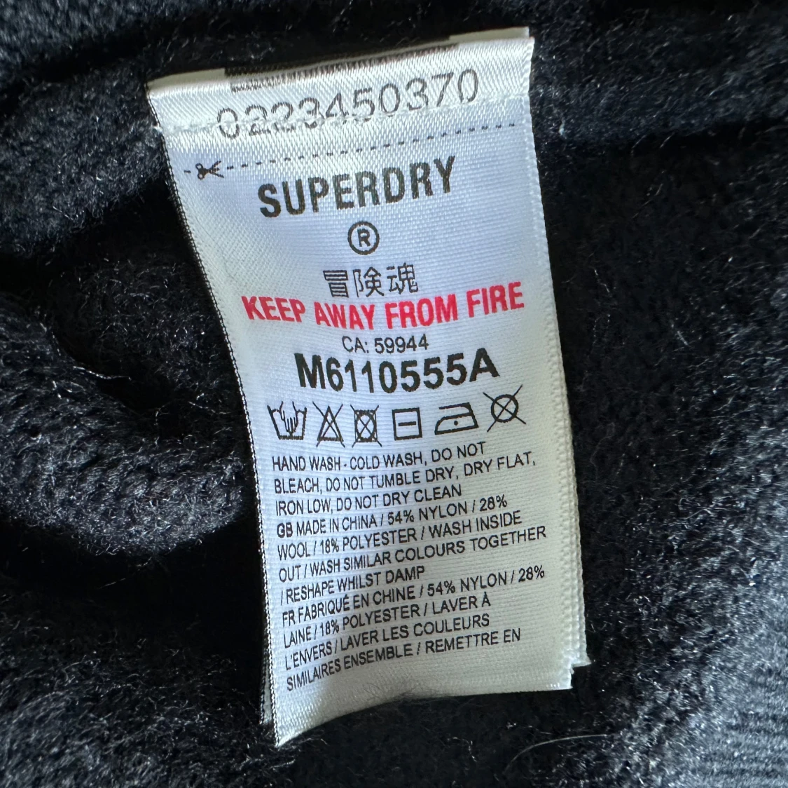 Mörkblå polotröja från Superdry - 3