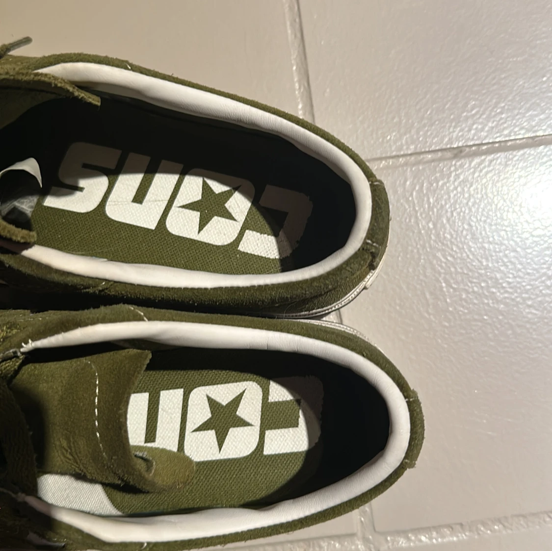 Olivgröna Converse CONS sneakers - 2