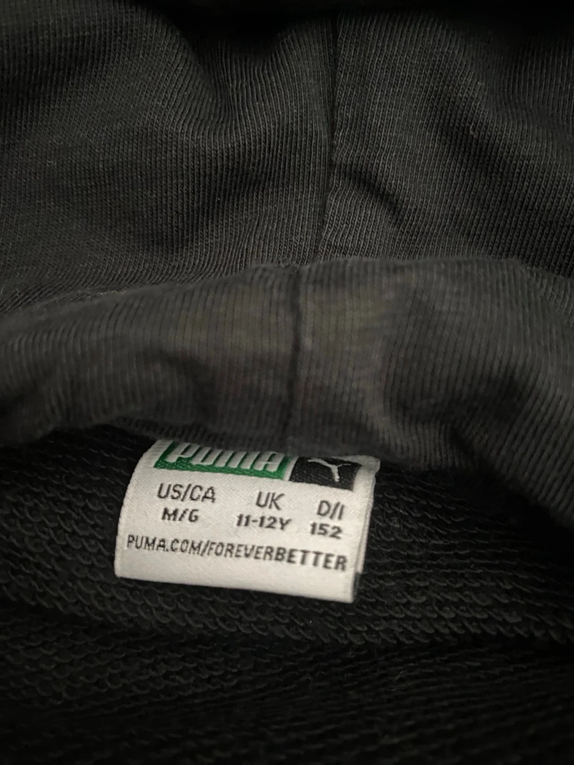 Svart puma hoodie  - 2