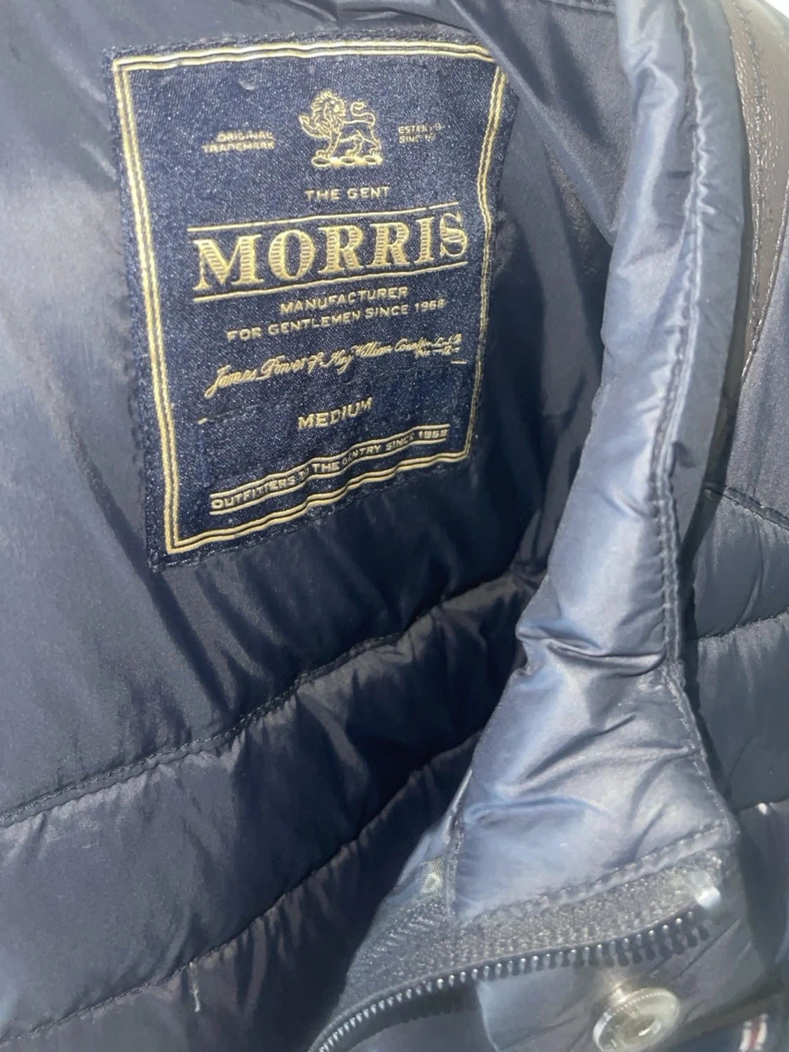 Mörkblå vår/höst jacka från Morris - 2