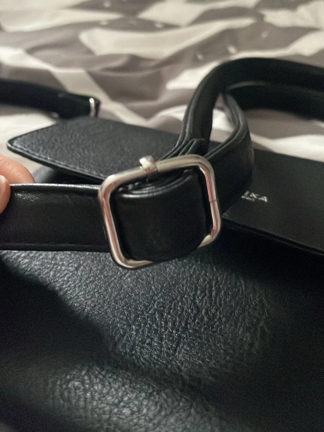 Svart axelväska från Ulrika Sweden - 5