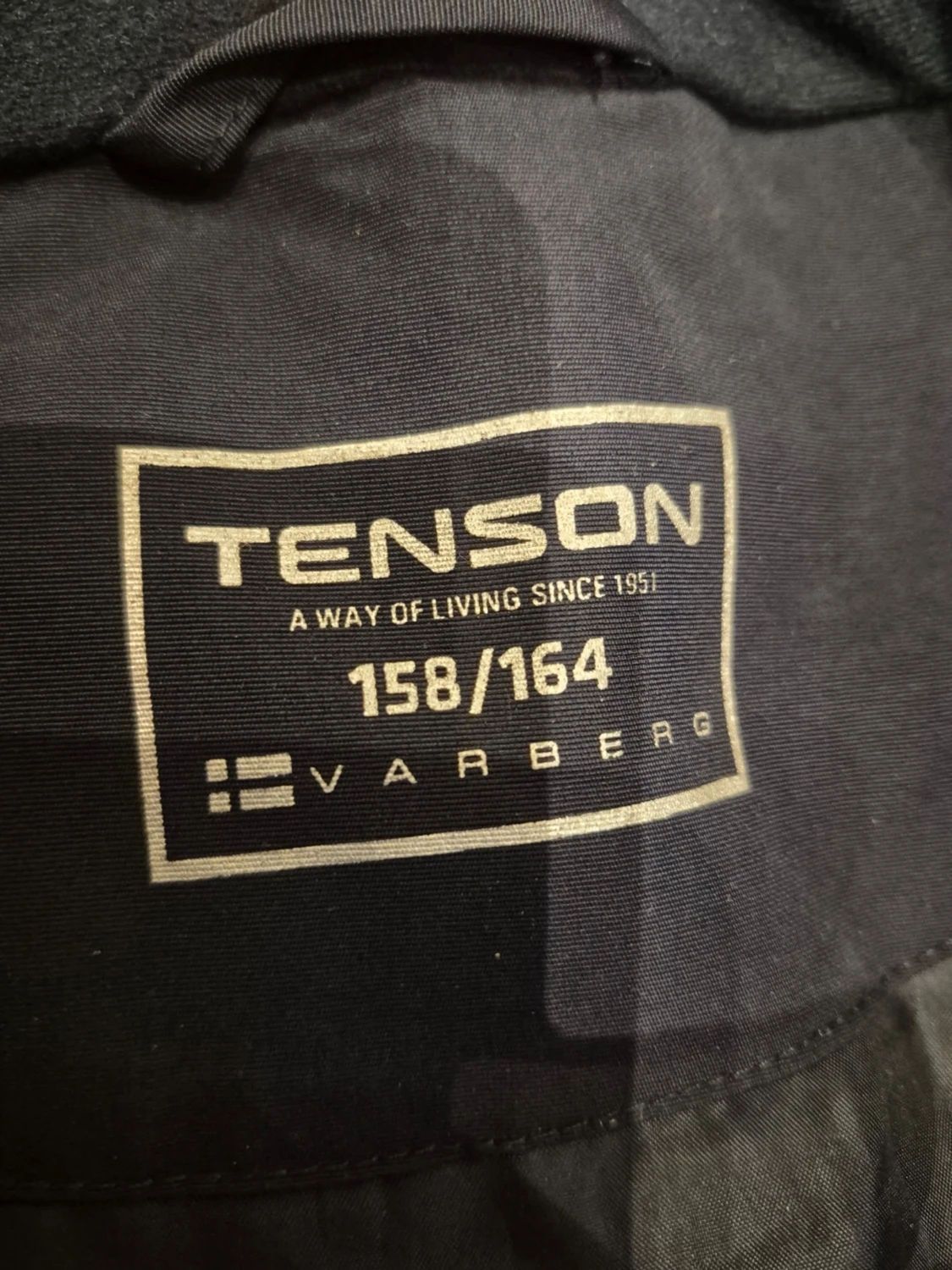 Grön och marinblå skidjacka Tenson - 2