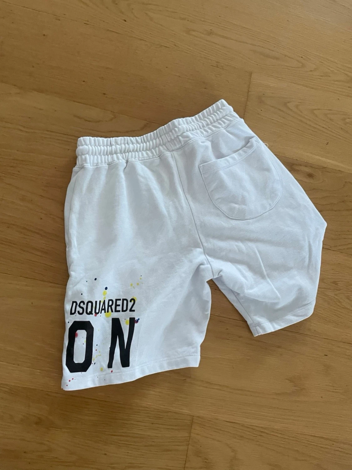 Vit Dsquared2 t-shirt och shorts set - 2