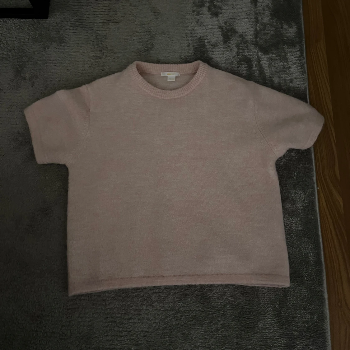 Ljusrosa stickad tröja Gina Tricot