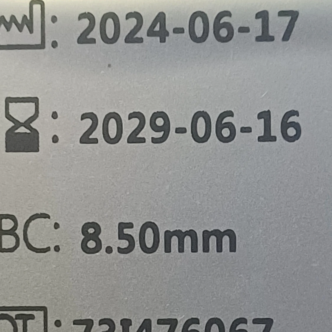 !OÖPPNADE svarta linser 8.5mm - 2