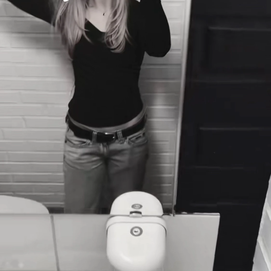 Svart långärmad topp från Frakment - 1