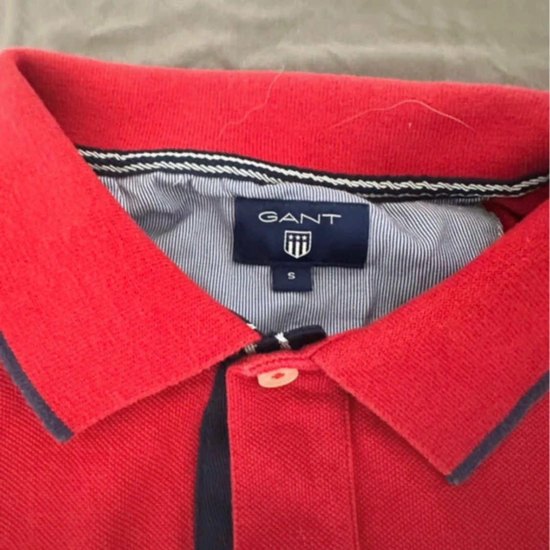 Röd GANT  pikétröja S - 1