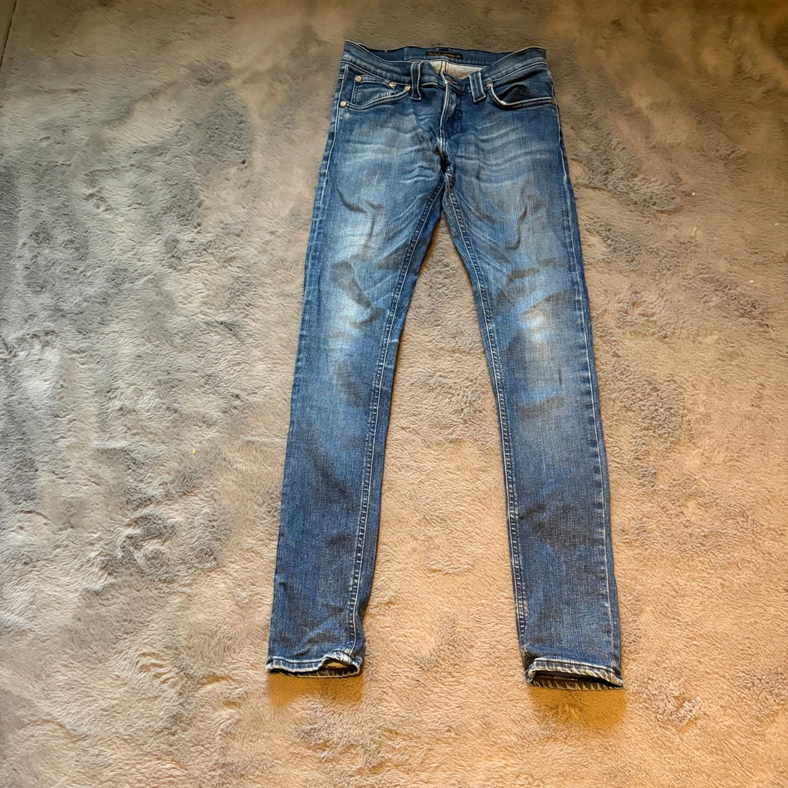 Blå Nudie Jeans Skinny Fit - 1