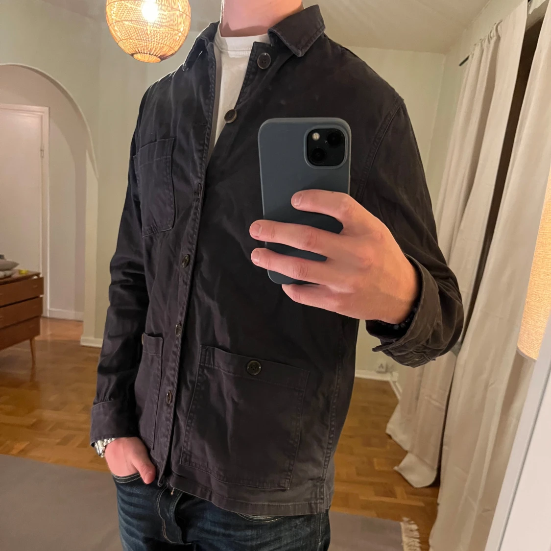 Svart Dobber Overshirt  - 2